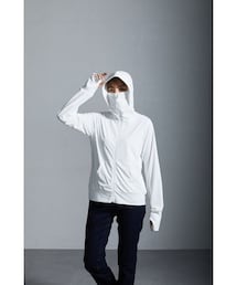 nissen | 高身長【読者モデルと一緒に作りました】トールさん設計接触冷感UVカット指穴付パーカー(パーカー)