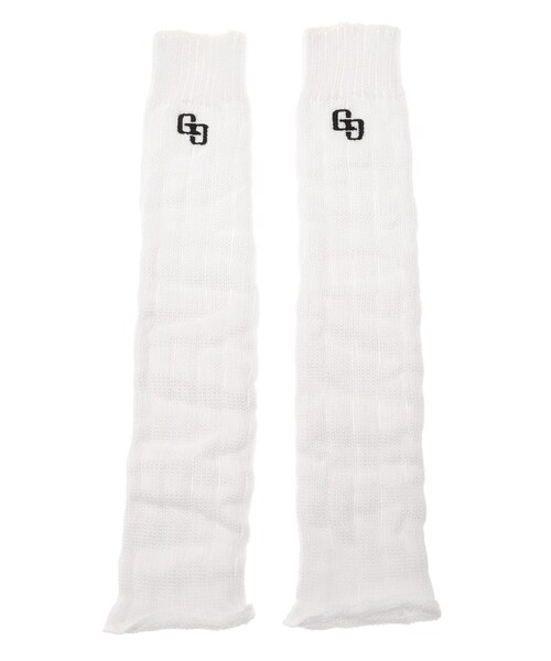 GYDA（ジェイダ）の「GYDA×靴下屋刺繍ルーズレッグウォーマー（その他雑貨・レディース・オフホワイト・F）」の6枚目の写真