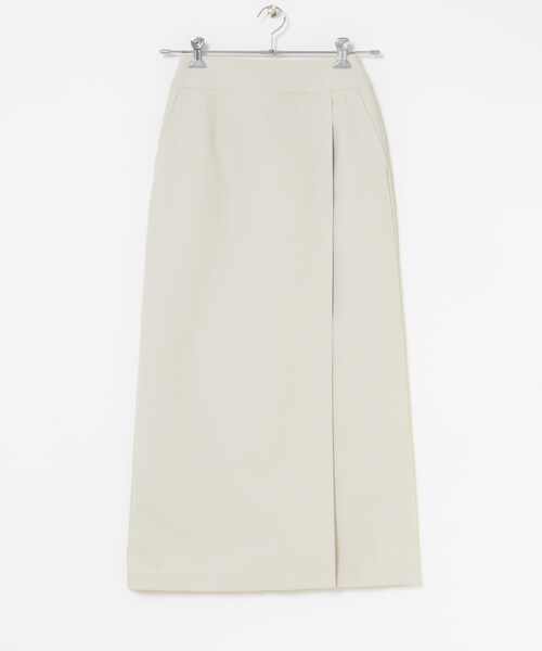 URBAN RESEARCH ROSSO（アーバンリサーチロッソ）の「UVカットストレートタックスカート（スカート・レディース・GREIGE/BLACK・36/38）」の21枚目の写真