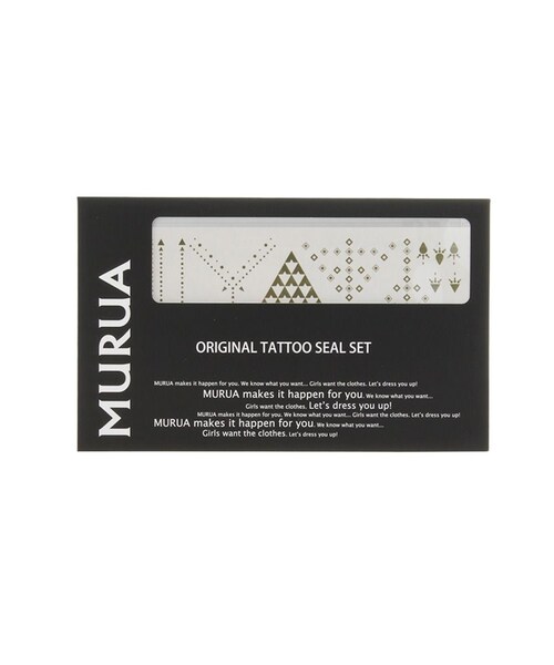 MURUA（ムルーア）の「【CASUAL】メタリックタトゥーシール2（その他雑貨・レディース・ゴールド・F）」の4枚目の写真