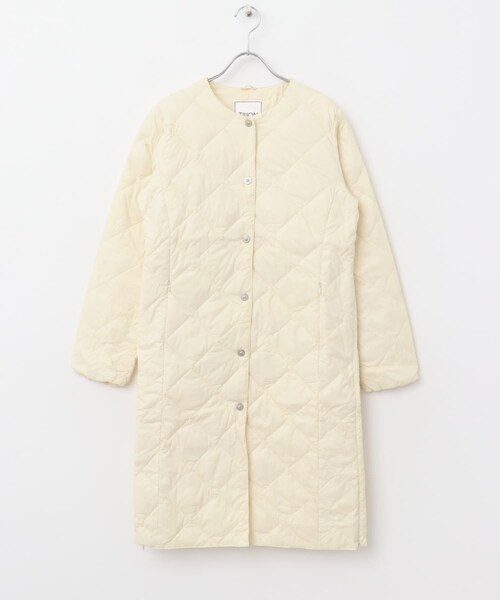 URBAN RESEARCH ROSSO（アーバンリサーチロッソ）の「TAION　CREW NECK LONG DOWN COAT（その他アウター・レディース・BLACK/GBEIGE/OFFWHITE/DCHOCO/BRICKBROWN/DNAVY・M/L）」の10枚目の写真