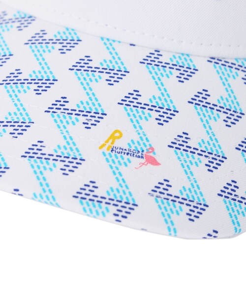 ROPE'（ロペ）の「【Resurrection×JUN&ROPE'】ブリムサンバイザー（サンバイザー・レディース・ホワイト・F）」の6枚目の写真