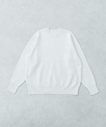 綿カシミヤスウェットニット