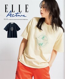nissen | 綿タッチ5分袖多機能ロゴTシャツ（UVカット・吸汗速乾・抗菌防臭・形態安定）＜大きいサイズ有＞（エルアクティブ）(Tシャツ/カットソー)