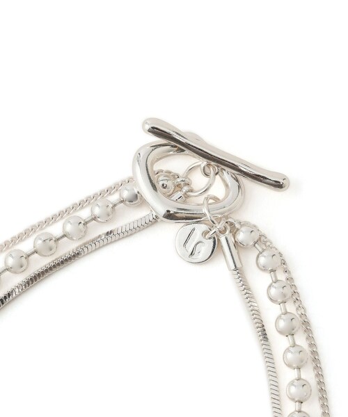 VIS（ビス）の「ダブルチェーンコインネックレス（ネックレス・レディース・ゴールド/シルバー・F）」の10枚目の写真