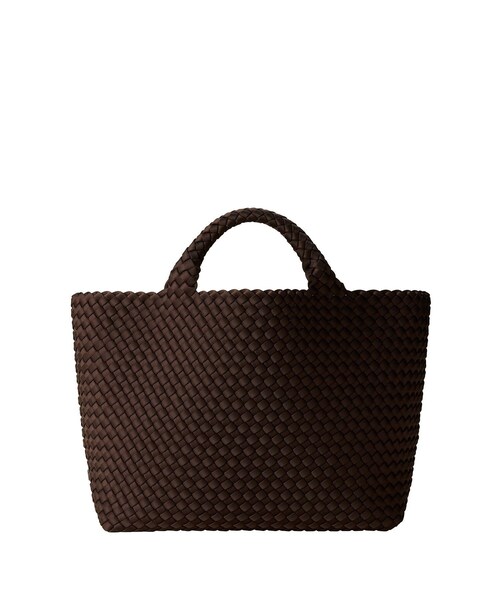 ADAM ET ROPE'(アダムエロペ)の「【NAGHEDI(ナゲディ)】ST BARTHS medium TOTE(core)(トートバッグ・レディース・ダークブラウン/ライトグレー/キャメル・F)」の22枚目の写真