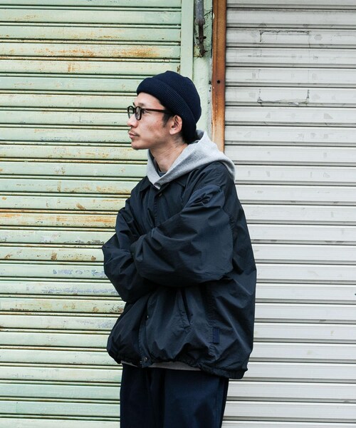 URBAN RESEARCH（アーバンリサーチ）の「Wide Dad　WIDE DAD ROLL KNIT CAP（ニットキャップ/ビーニー・メンズ・LIGHT GRAY/NAVY・FREE）」の9枚目の写真