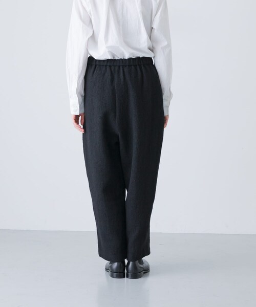 かぐれ（カグレ）の「ウールテーパードパンツ（その他パンツ・レディース・BLACK/CHARCOAL・Free）」の4枚目の写真