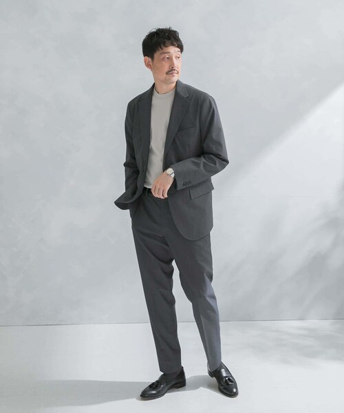 URBAN RESEARCH DOORS(アーバンリサーチドアーズ)の「『イージーケア』LIFE STYLE TAILOR クリアツイルコンフォータブルスマートジャケット(テーラードジャケット・メンズ・NAVY/GRAY・S/M/L/XL)」の9枚目の写真