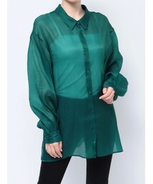 MURUA | シアーシャイニーボリュームスリーブシャツ(シャツ/ブラウス)