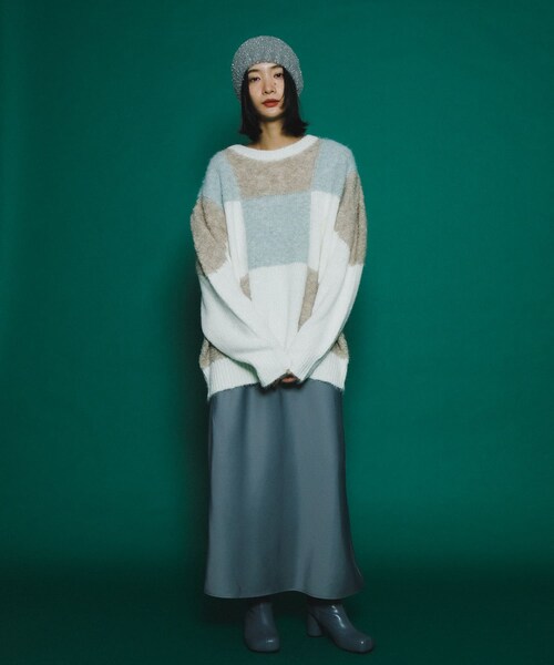 KBF（ケイビーエフ）の「ラメニットビーニー（ニットキャップ/ビーニー・レディース・BLACK/SILVER・one）」の15枚目の写真