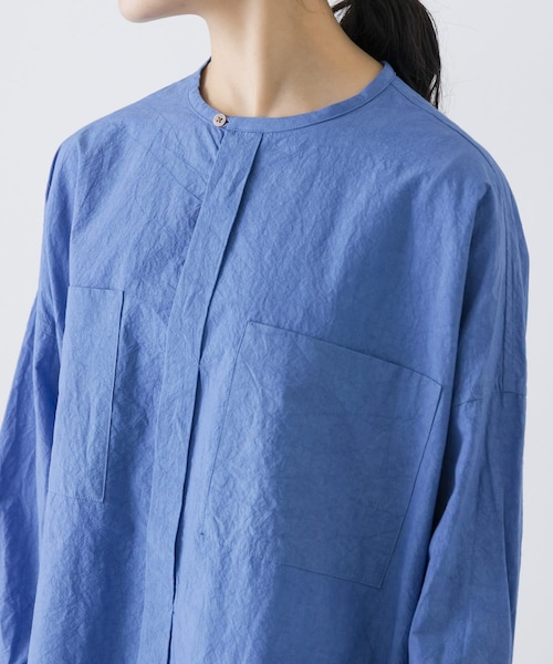 かぐれ(カグレ)の「コットンリネンWポケットシャツ(シャツ/ブラウス・レディース・PINK/BLUE/NAVY・Free)」の16枚目の写真