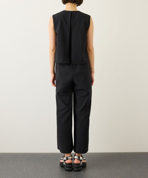 ROPE'（ロペ）の「バックオープンオールインワン/イージーケア（つなぎ/オールインワン・レディース・ブラック/ベージュ/ブルー・F）」の20枚目の写真