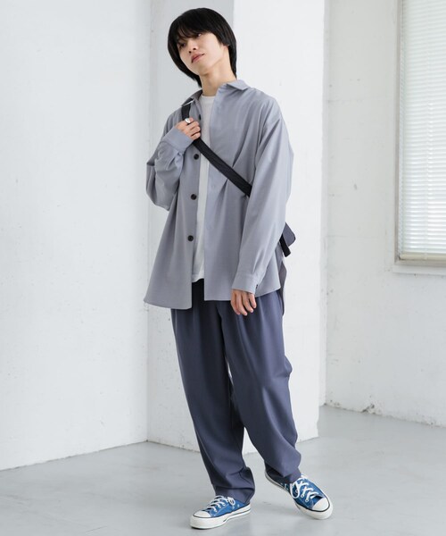 SENSE OF PLACE by URBAN RESEARCH（センスオブプレイスバイアーバンリサーチ）の「パデットキルトミニショルダーバッグ（ショルダーバッグ・メンズ・CHARCOAL/BLACK/GREIGE・one）」の10枚目の写真