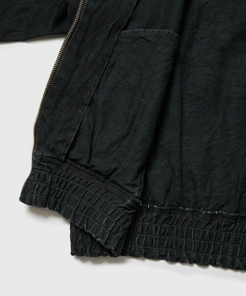 ADAM ET ROPE'(アダムエロペ)の「【THOUSANDS/サウザンズ】SELVAGE DENIM TRUCK JACKET(デニムジャケット・メンズ・ブラック/ネイビー・L/M)」の11枚目の写真