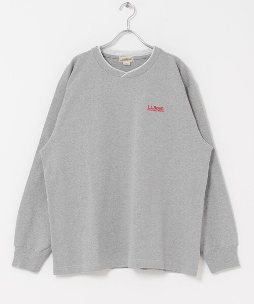 URBAN RESEARCH DOORS（アーバンリサーチドアーズ）の「L.L.Bean JAPAN EDITION　UNION LONG SLEEVE T-SHIRTS（Tシャツ/カットソー・メンズ・WHITE/BIRCH/TOP GREY/TOP SAX/TOP RED/NAVY・M/L/XL）」の19枚目の写真