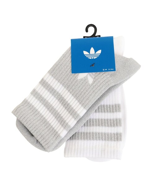 GYDA（ジェイダ）の「adidas 3S GLITTER CR 2（ソックス/靴下・レディース・ブラック/ピンク/シルバー・F）」の4枚目の写真