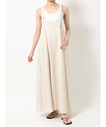 Ungrid | リネン混ショルダーデザインキャミワンピース(ワンピース)