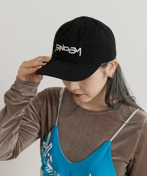 THE GOODLAND MARKET（ザグッドランドマーケット）の「77circa　fandom embroidery cap（キャップ・レディース・blue/beige/gray/black・one）」の6枚目の写真