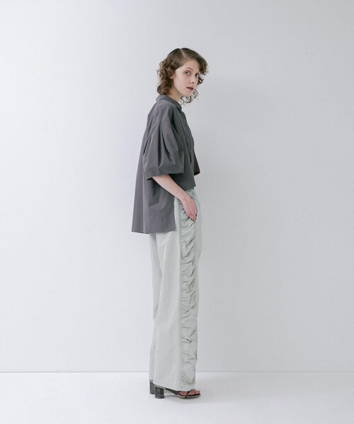 LAATO（ラート）の「shirring easy pants（その他パンツ・レディース・ミント/アプリコット/インク・FREE）」の16枚目の写真