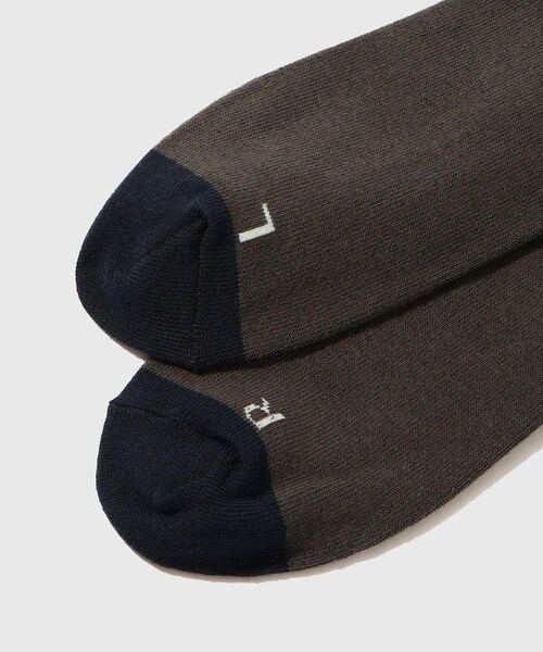 ADAM ET ROPE'(アダムエロペ)の「【HELLA GREEN/ヘラグリーン】Minted GREEN Sox(ソックス/靴下・メンズ・ブラック/グリーン・F)」の8枚目の写真