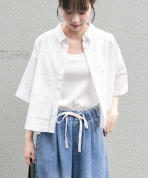 ITEMS URBANRESEARCH | ブロックレースシャツ(シャツ/ブラウス)