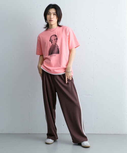 SENSE OF PLACE by URBAN RESEARCH(センスオブプレイスバイアーバンリサーチ)の「ヴィンテージライクTシャツ(モーツァルト)(Tシャツ/カットソー・メンズ・PINK/BLACK・M/L)」の19枚目の写真