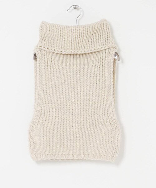 URBAN RESEARCH（アーバンリサーチ）の「AMOMENTO　HAND KNITTED VEST（ベスト・レディース・ECRU/GREY・S）」の3枚目の写真