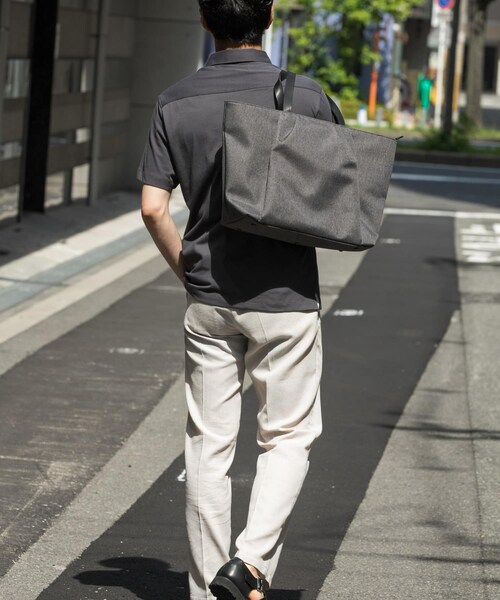 RODE SKO（ロデスコ）の「撥水タックトートバッグ（トートバッグ・メンズ・BLACK/CHARCOAL・one）」の22枚目の写真