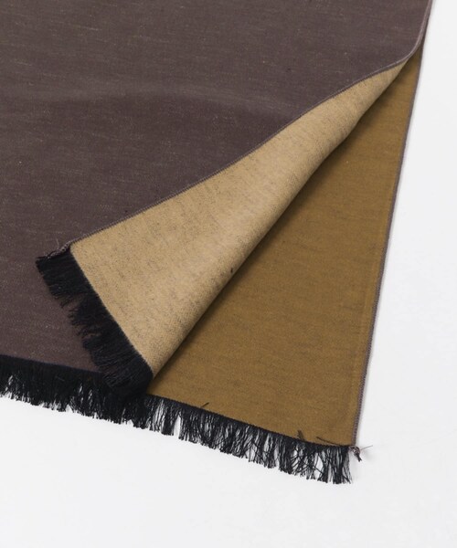 URBAN RESEARCH DOORS（アーバンリサーチドアーズ）の「LIFE STYLE TAILOR　シルクリバーシブルマフラー（マフラー・メンズ・02NVY-BLU/04GRN-CCL/01CCL-BLK/03BRN-BEG・-）」の18枚目の写真