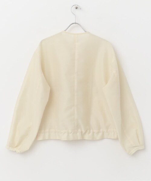 URBAN RESEARCH ROSSO（アーバンリサーチロッソ）の「オーガンジーシアーブルゾン（ブルゾン・レディース・CHARCOAL/CREAM・FREE）」の20枚目の写真
