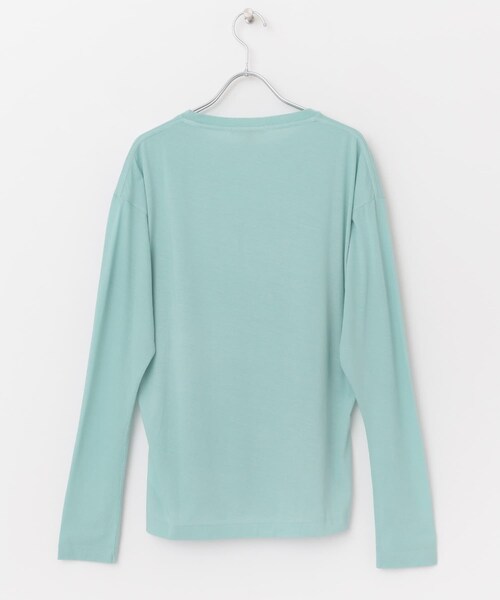 URBAN RESEARCH DOORS（アーバンリサーチドアーズ）の「『別注』unfil×DOORS　high twist cotton L/S t-shirts（Tシャツ/カットソー・レディース・別注l.blue/別注beige/別注orange・1）」の15枚目の写真