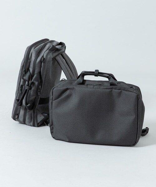 RODE SKO（ロデスコ）の「撥水タック3WAYリュックサック（バックパック/リュック・メンズ・BLACK/CHARCOAL・one）」の11枚目の写真