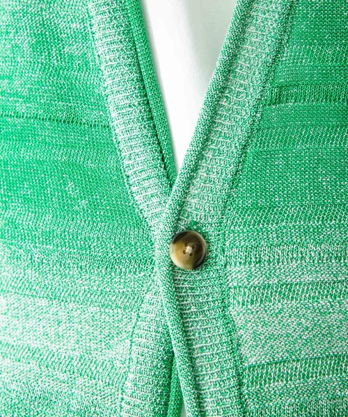 URBAN RESEARCH Sonny Label（アーバンリサーチサニーレーベル）の「スペースダイライトニットカーディガン（カーディガン/ボレロ・メンズ・ブルー/グリーン/オレンジ・M/L）」の13枚目の写真