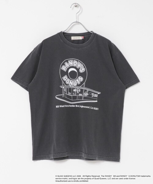 KBF(ケイビーエフ)の「GOOD ROCK SPEED Randy's Donuts T-shirts(Tシャツ/カットソー・レディース・YELLOW/CHARCOAL・Free)」の4枚目の写真