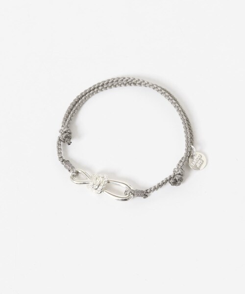 URBAN RESEARCH(アーバンリサーチ)の「XOLO ROPE LINK SILK BRACELET(ブレスレット・メンズ・BLK/GRY35/NVY/BGD・Free)」の8枚目の写真