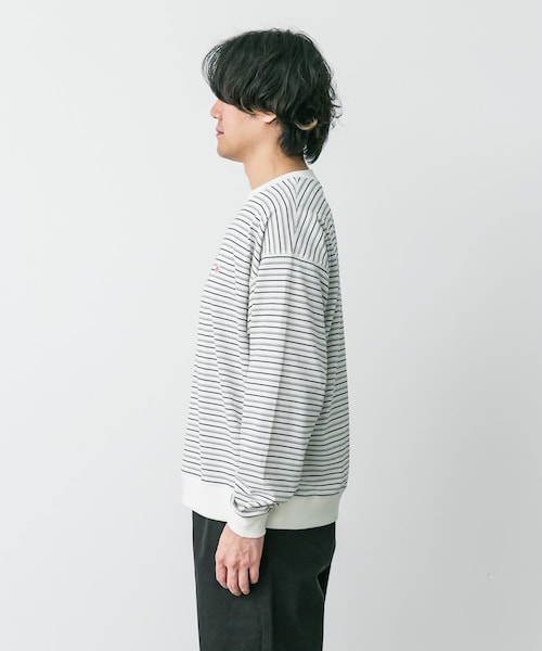 URBAN RESEARCH DOORS(アーバンリサーチドアーズ)の「DANTON SWEAT T-SHIRTS(Tシャツ/カットソー・メンズ・ECRU/BLK/BLK/DK.GRY・L/XL)」の5枚目の写真
