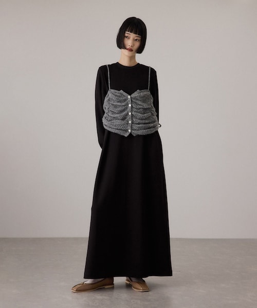 ADAM ET ROPE'（アダムエロペ）の「タックバレエシューズ（バレエシューズ・レディース・ブラック/ブラウン/ベージュ・23.0/23.5/24.0/24.5）」の15枚目の写真