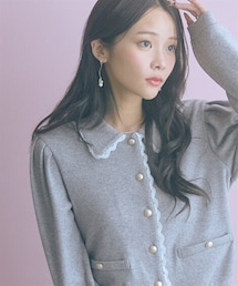 marun | ＜大きいサイズ＞金ボタンショート丈カーディガン marun(カーディガン/ボレロ)