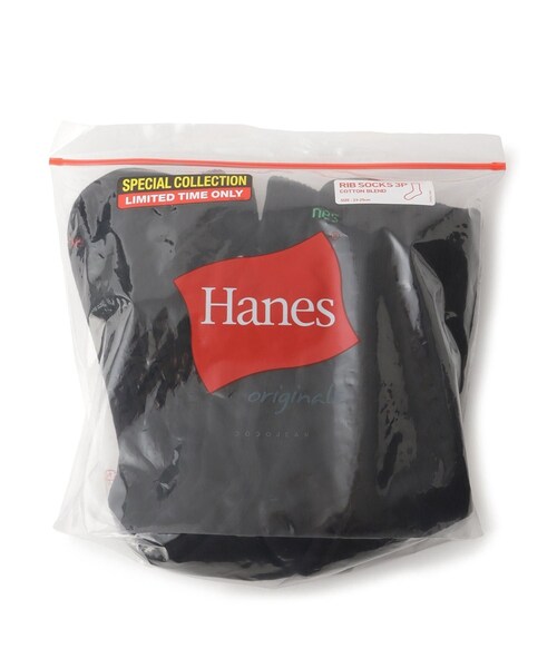 ROPE' PICNIC(ロペピクニック)の「【一部店舗限定】【Hanes x DODO JEAN】フルレングスソックス3P(ソックス/靴下・レディース・ブラック/チャコール/ホワイト・S)」の4枚目の写真