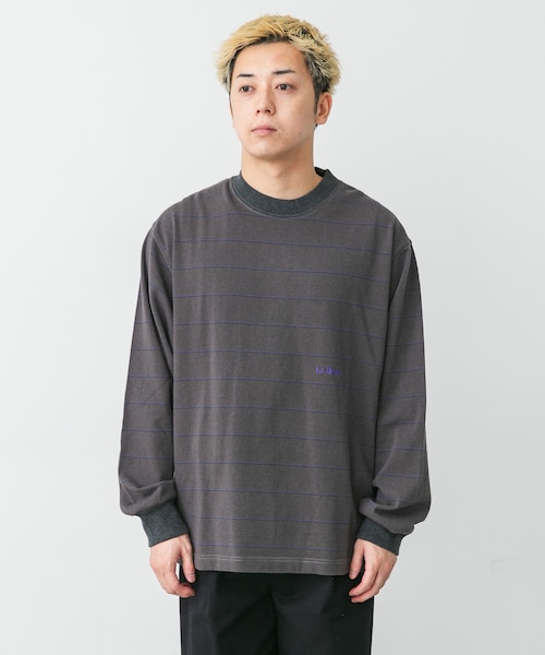 URBAN RESEARCH DOORS(アーバンリサーチドアーズ)の「L.L.Bean JAPAN EDITION UNION LONG SLEEVE STRIPE T-SHIRTS(Tシャツ/カットソー・メンズ・CCL×GREEN/BIRCH×NVY/BRN×YLW/NVY×CLOUD/SCA×NAVY・M/L/XL)」の8枚目の写真