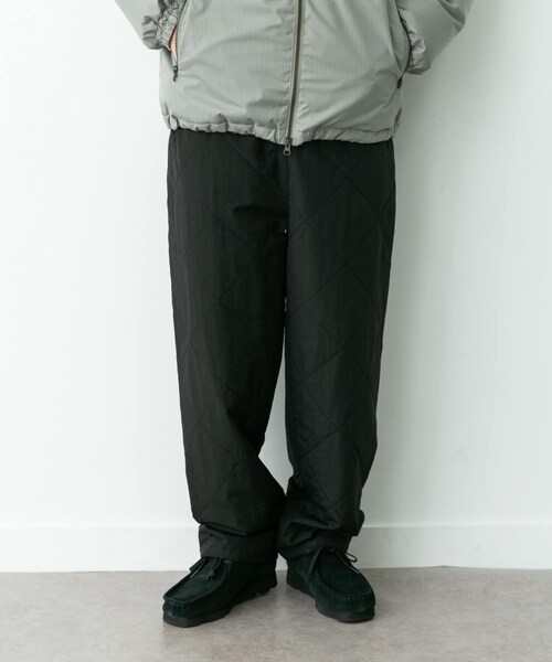 URBAN RESEARCH Sonny Label（アーバンリサーチサニーレーベル）の「キルティング中綿イージーパンツ（その他パンツ・メンズ・ブラック/カーキ・M/L）」の4枚目の写真