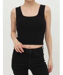 MURUA | スクエアミニマルタンク(ニット/セーター)