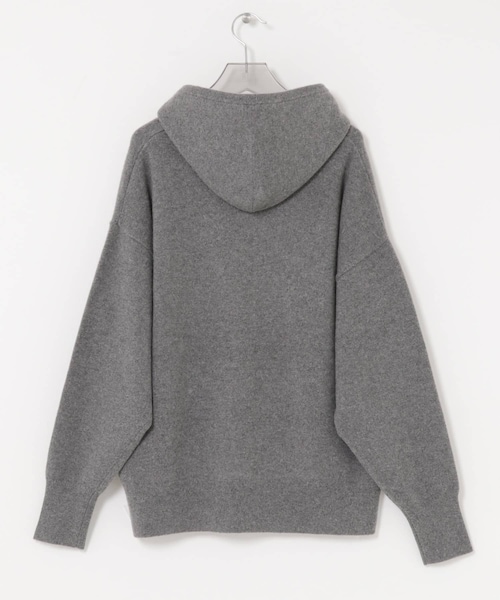 URBAN RESEARCH（アーバンリサーチ）の「dDdDdDd　CASHMERE VINTAGE HOODIE（ニット/セーター・メンズ・DARK GRAY/PURE BEIGE・S/M/L/XL）」の9枚目の写真