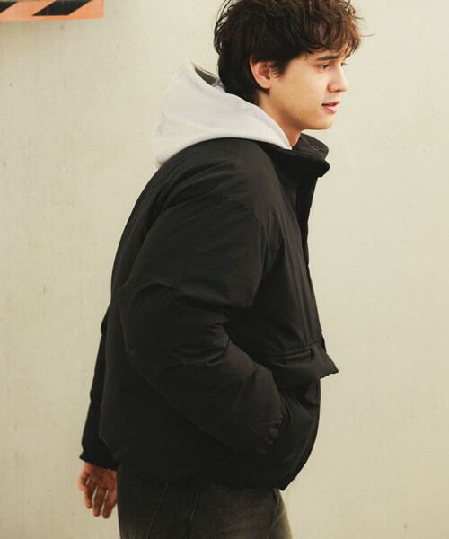 SENSE OF PLACE by URBAN RESEARCH(センスオブプレイスバイアーバンリサーチ)の「バルーンパデッドブルゾン(テーラードジャケット・メンズ・BLACK/NAVY/YELLOW・M/L)」の10枚目の写真