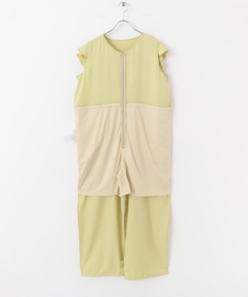 SENSE OF PLACE by URBAN RESEARCH（センスオブプレイスバイアーバンリサーチ）の「フリルオールインワン（サロペット/オーバーオール・レディース・Y.BEG/NAVY/BLACK・S/M）」の19枚目の写真