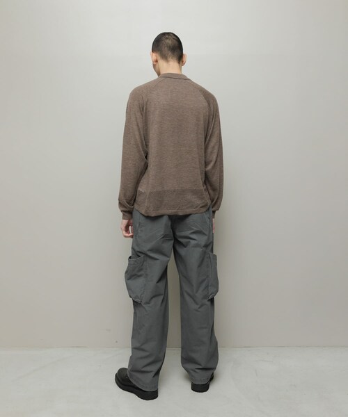 EKAL（エカル）の「bal original　CURV POCKET FIELD CARGO PANTS（その他パンツ・メンズ・ASPHALT/BLACK・2/3）」の10枚目の写真