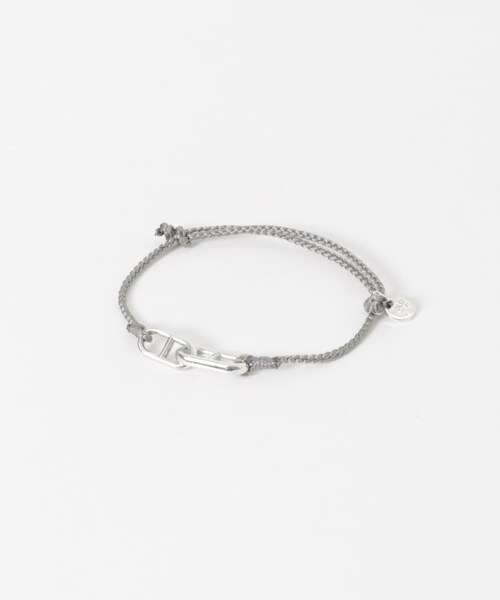 URBAN RESEARCH(アーバンリサーチ)の「XOLO Anchor Silk Code Bracelet(ブレスレット・メンズ・BLACK/NAVY/GRAY・FREE)」の4枚目の写真