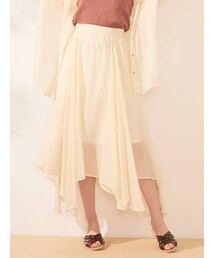 dazzlin | ギャザーアシメロングスカート(スカート)