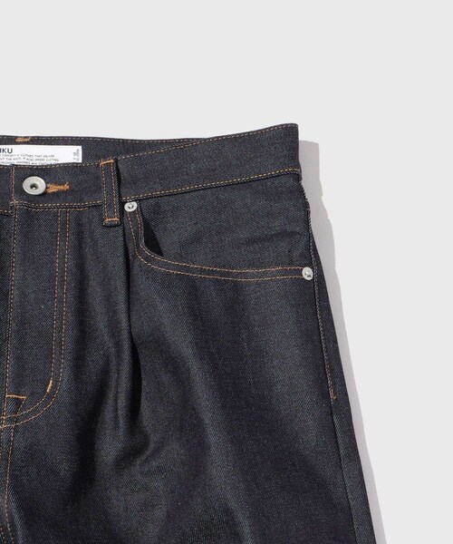 ADAM ET ROPE'(アダムエロペ)の「【DAIRIKU/ダイリク】Wide Rigid Denim Pants(デニムパンツ・メンズ・ネイビー・L/M/S)」の6枚目の写真